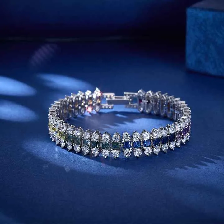 أساور ساحرة من سبائك الزركونيا المكعبة - cubic zirconia alloy charm bracelets