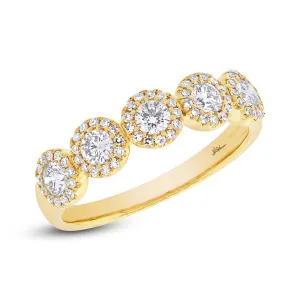 0.57 Ct 18K Yellow Gold Diamond Ladies Band SC55002619