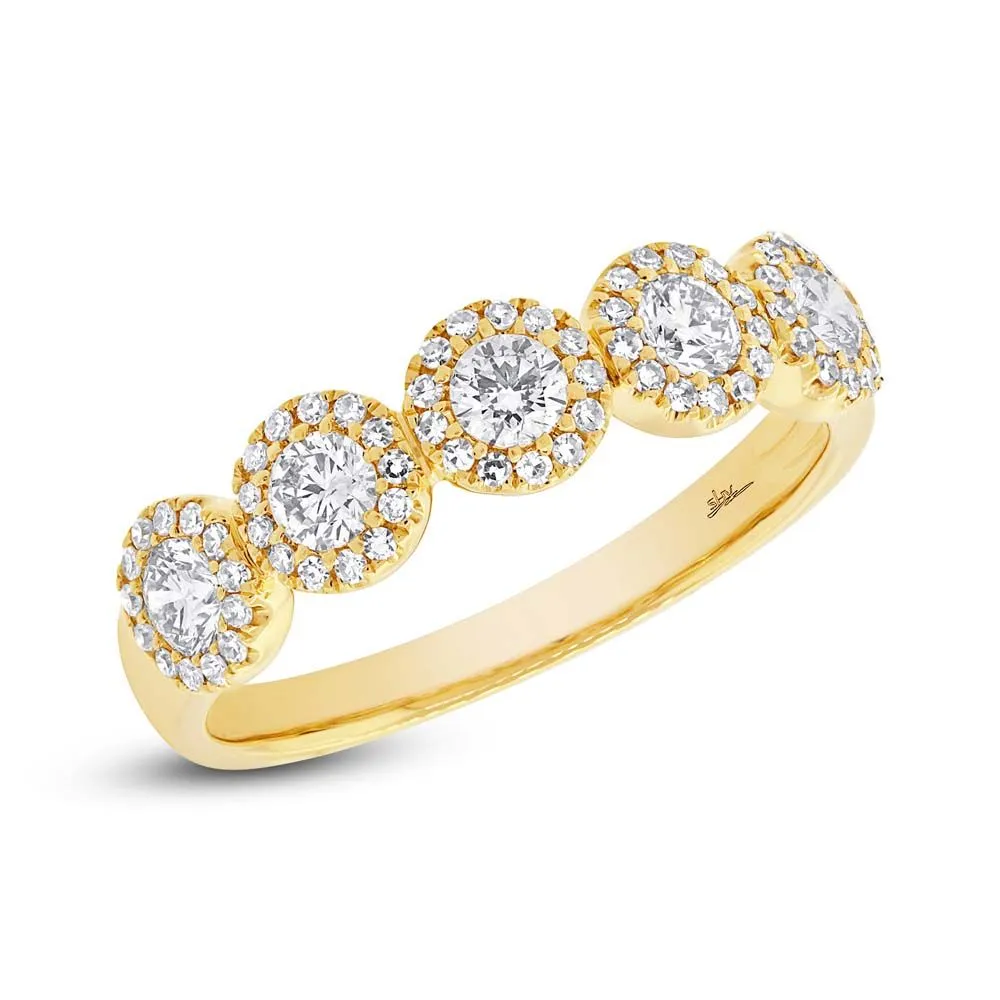 0.57 Ct 18K Yellow Gold Diamond Ladies Band SC55002619