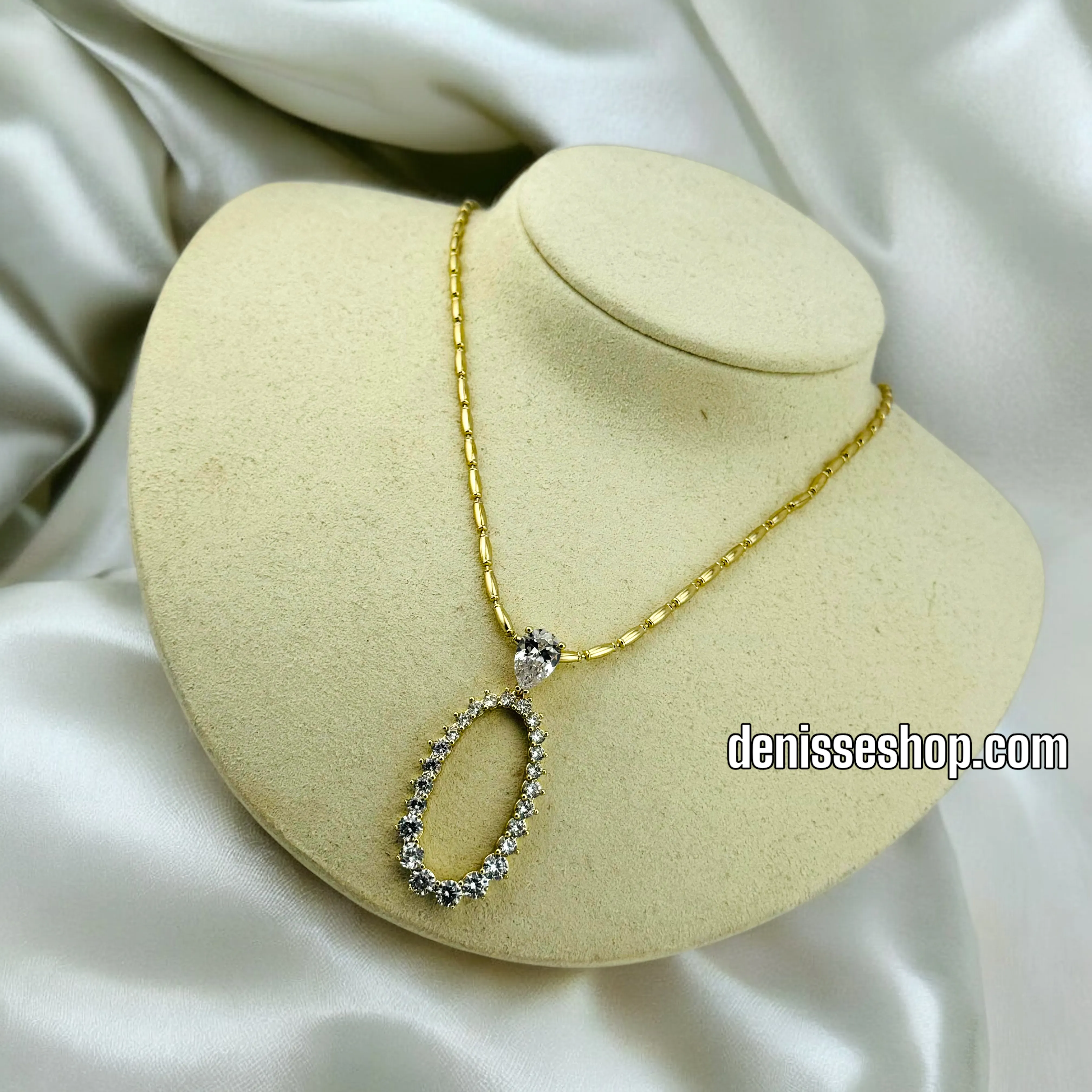 14K WOMAN ELEGANT NECKLACE 18'' N190