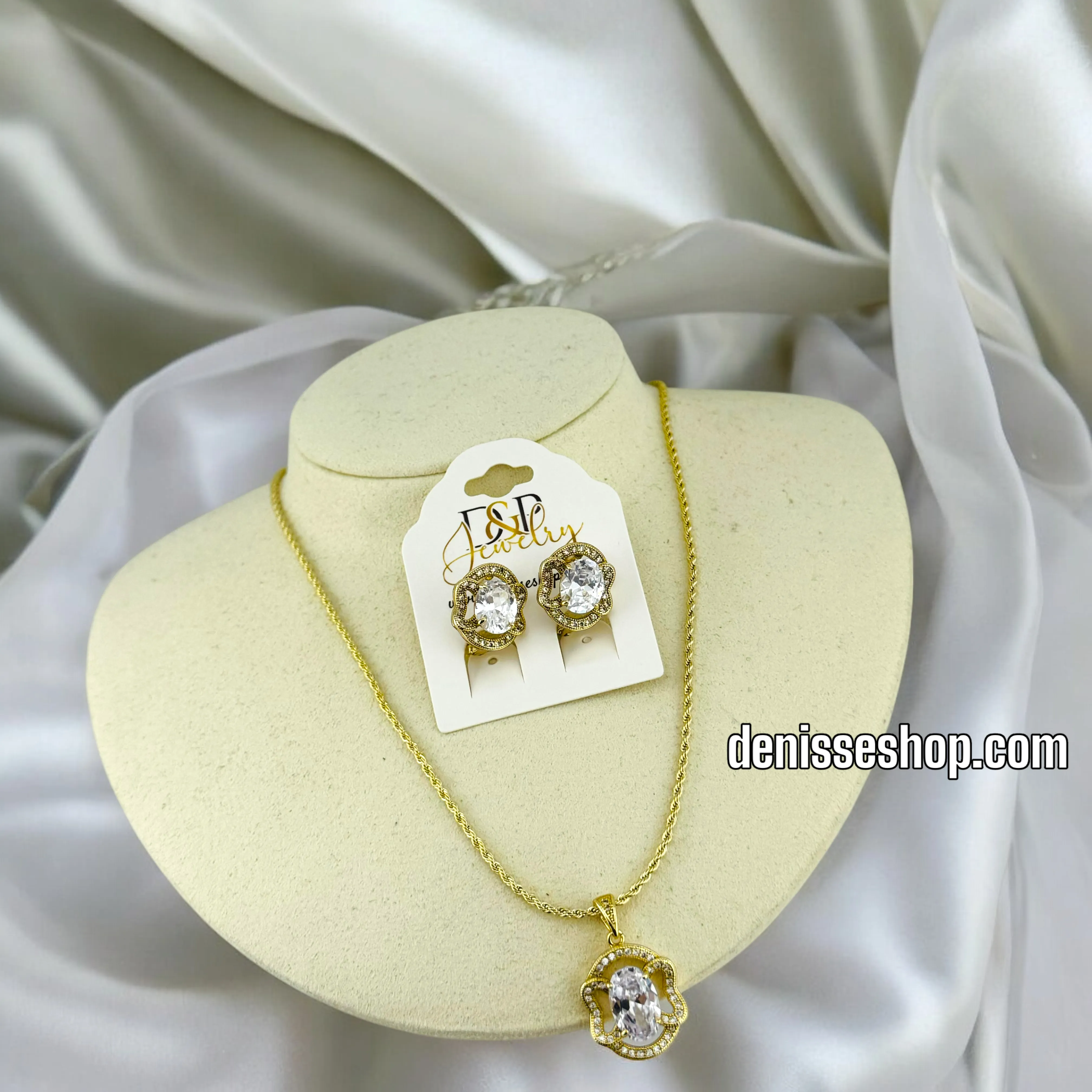 14K WOMEN ELEGANT NECKLACE SET N131