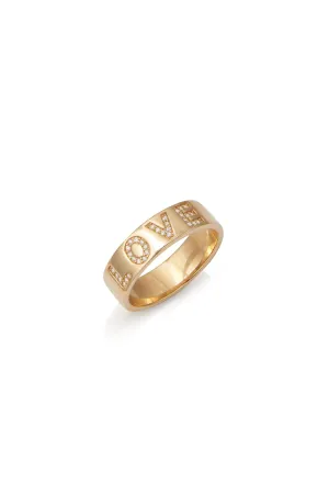 14KY Diamond Love Cigar Band