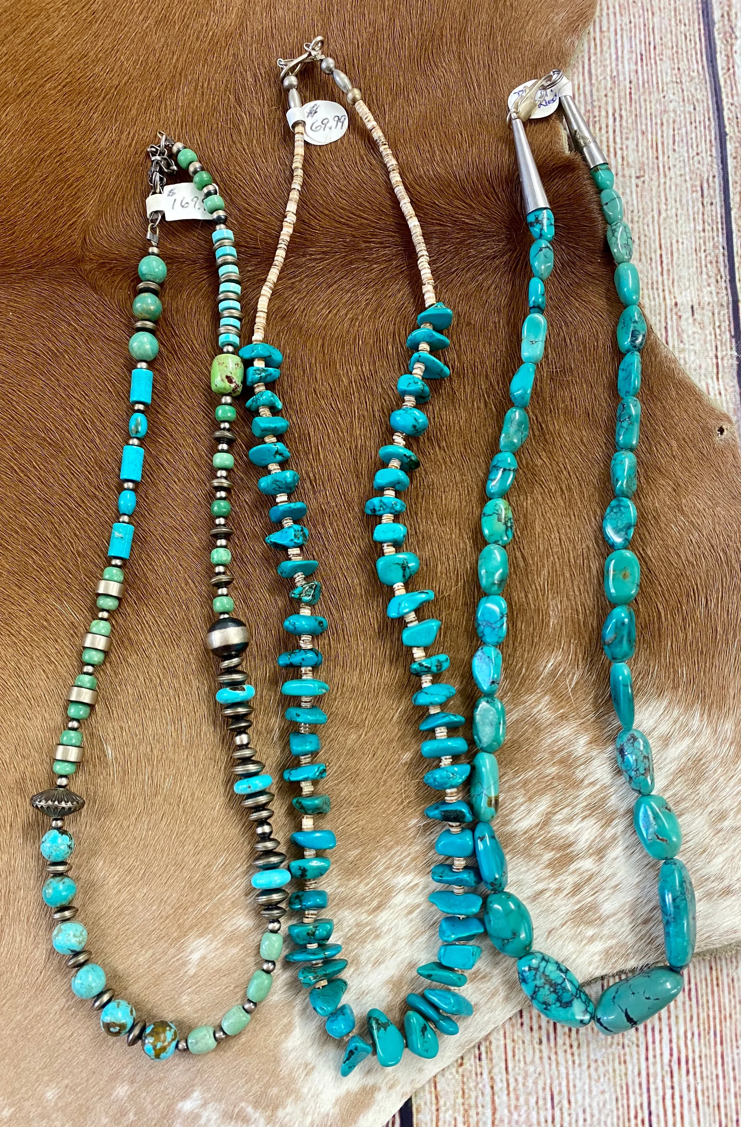 18” Inch Navajo Pearl and Turquoise Necklace