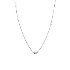 .43 Diamonds By The Yard Necklace in 18k White Gold