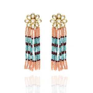 Aamna Kundan Tassel Earrings