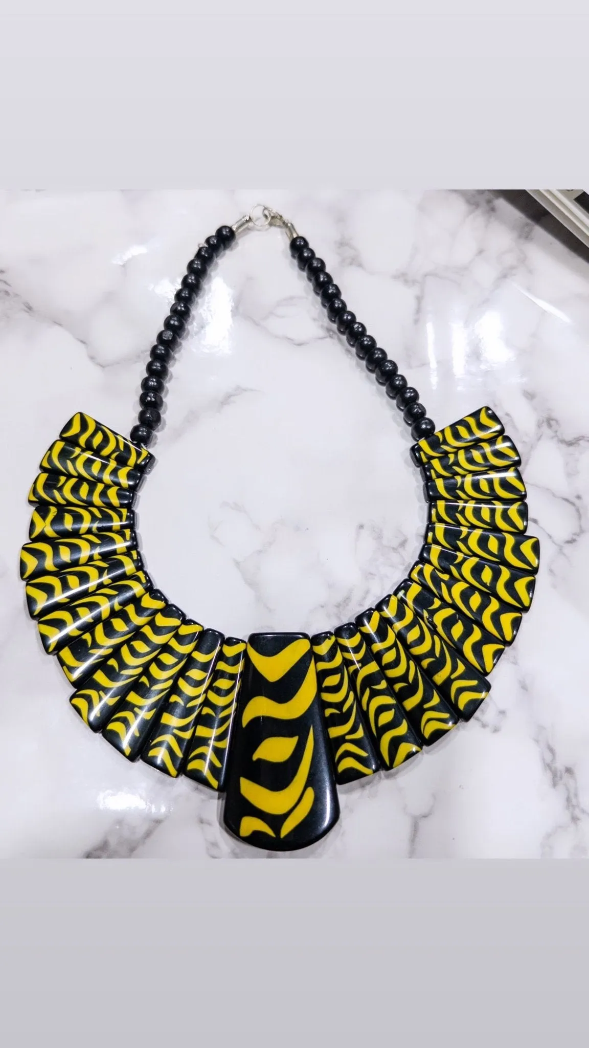 Acrylic statement Necklace