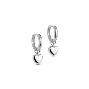 Amore Hoops - Silver