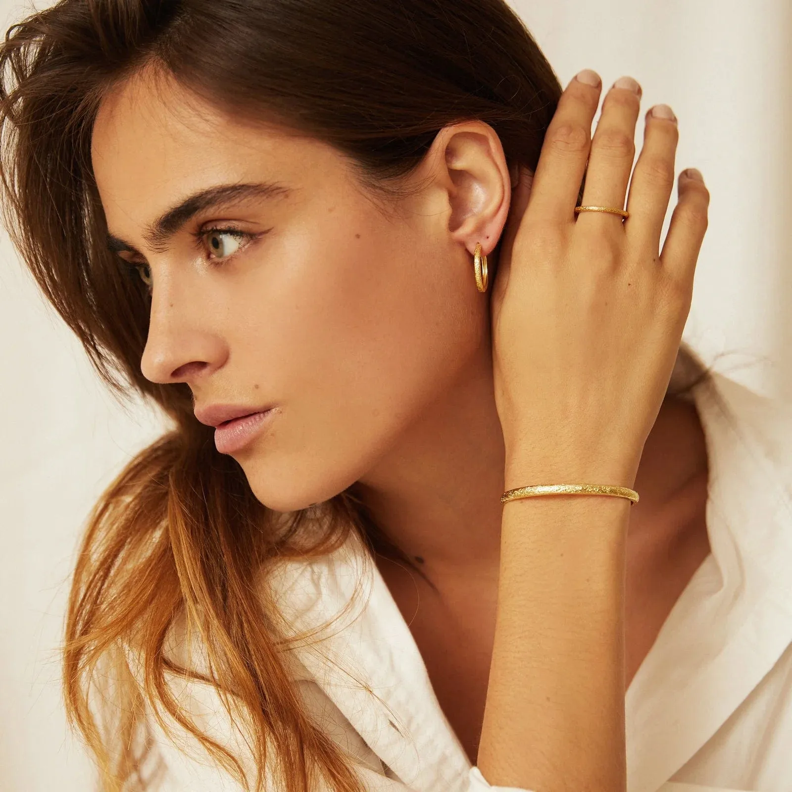 Arms Of Eve | Arabella Gold Hoop Earrings