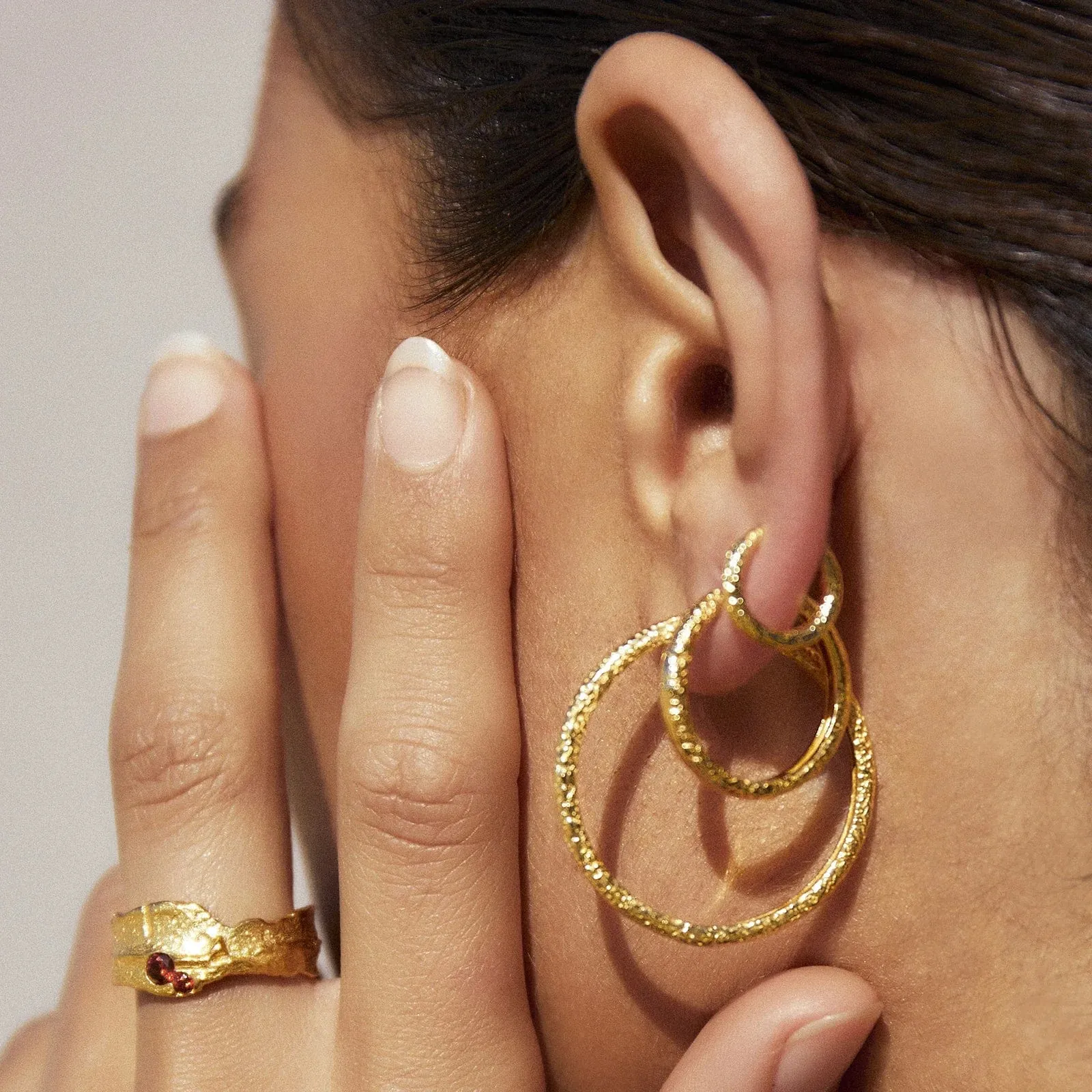 Arms Of Eve | Arabella Gold Hoop Earrings