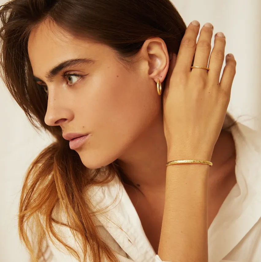 Arms of Eve Arabella Gold Hoop Earrings