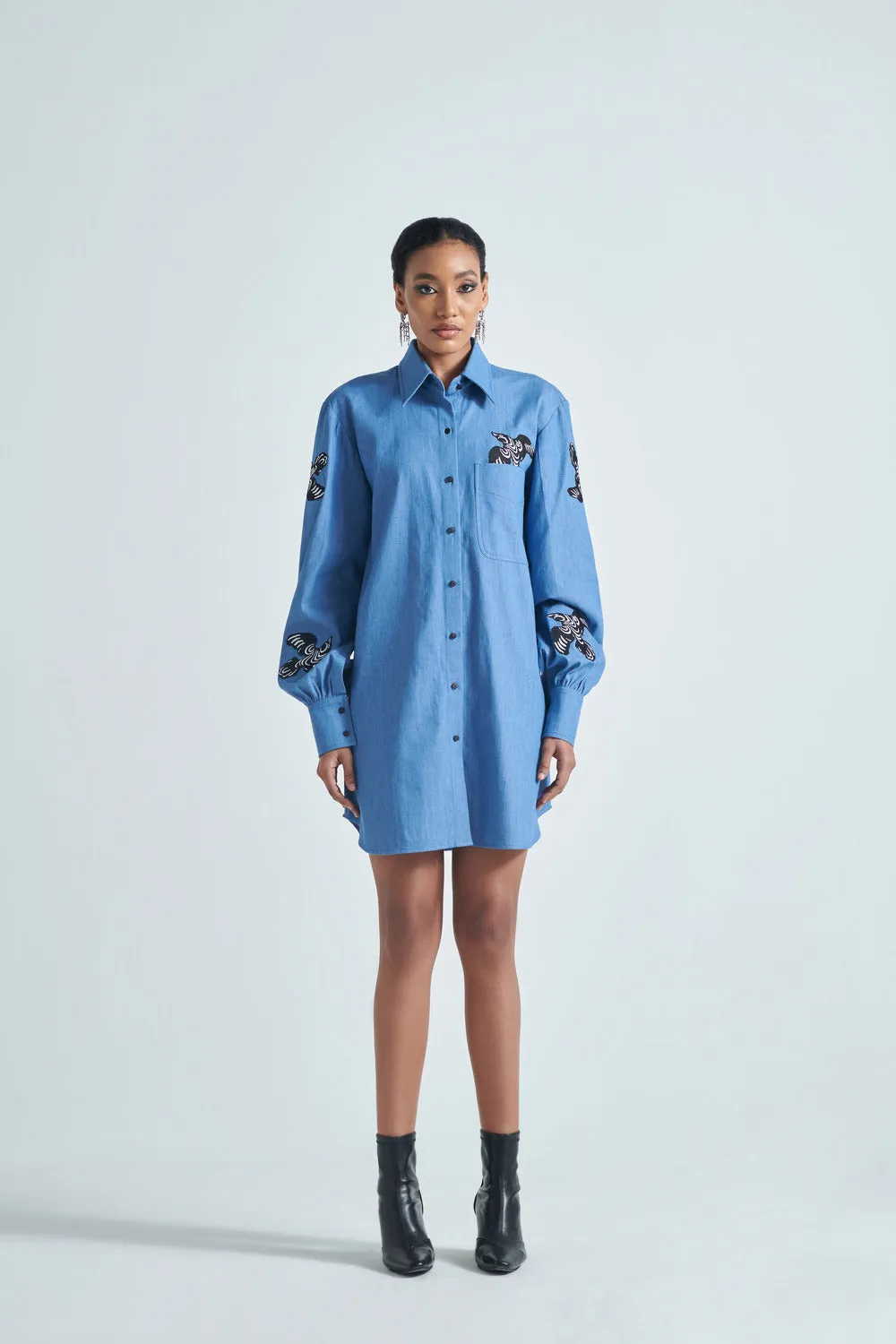 AVIAN CHIC SHIRT DRESS