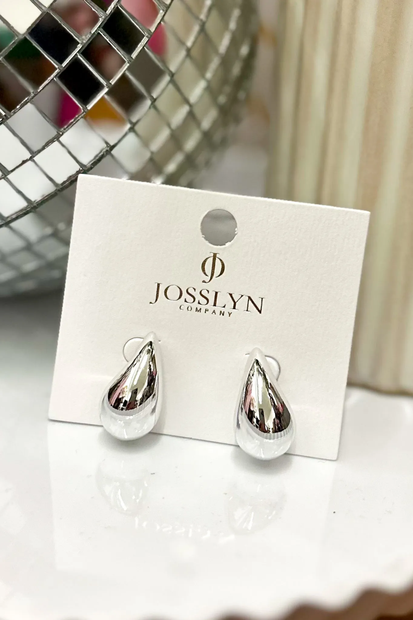 BF DEAL | Graceful Lightweight Teardrop Earrings, Silver
