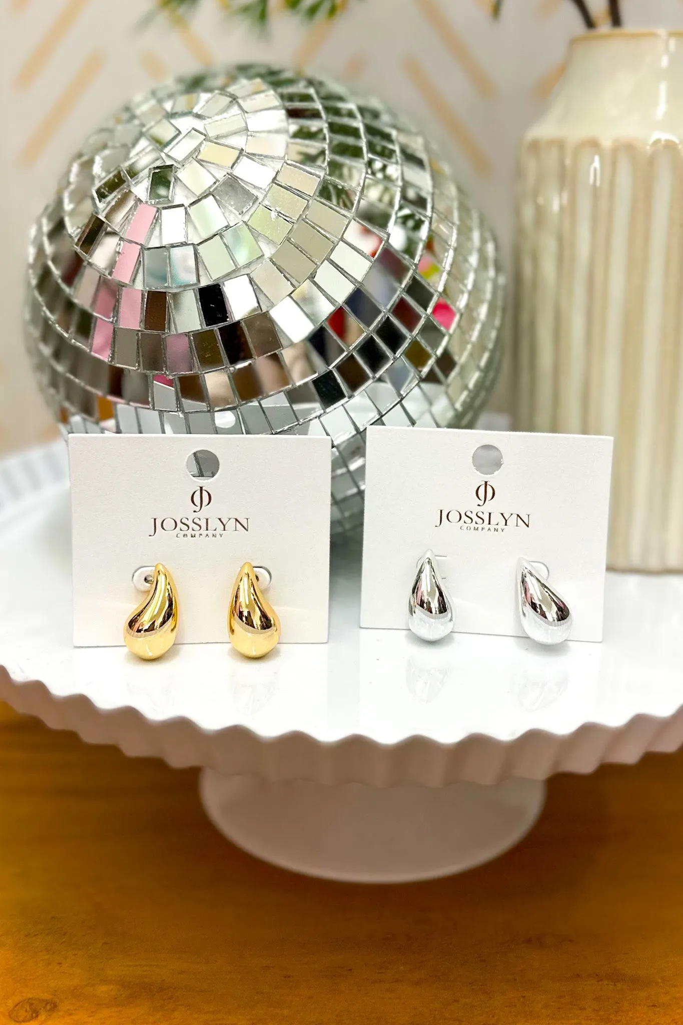 BF DEAL | Graceful Lightweight Teardrop Earrings, Silver