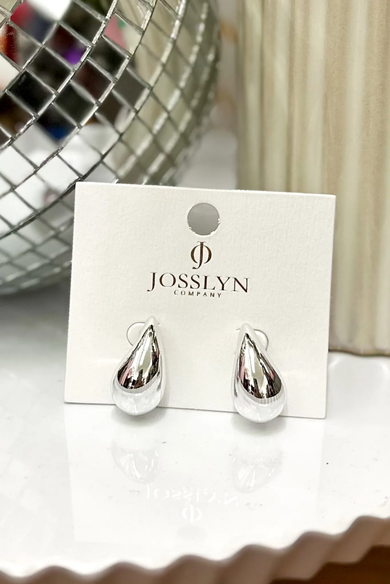 BF DEAL | Graceful Lightweight Teardrop Earrings, Silver