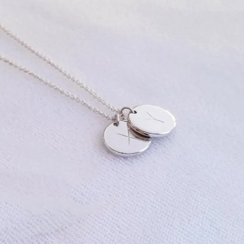 Bridesmaid Gift Personalized Bridesmaid Necklaces Initial Necklaces Monogram Jewelry