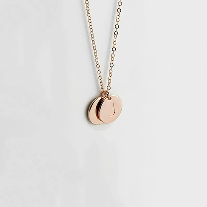 Bridesmaid Gift Personalized Bridesmaid Necklaces Initial Necklaces Monogram Jewelry