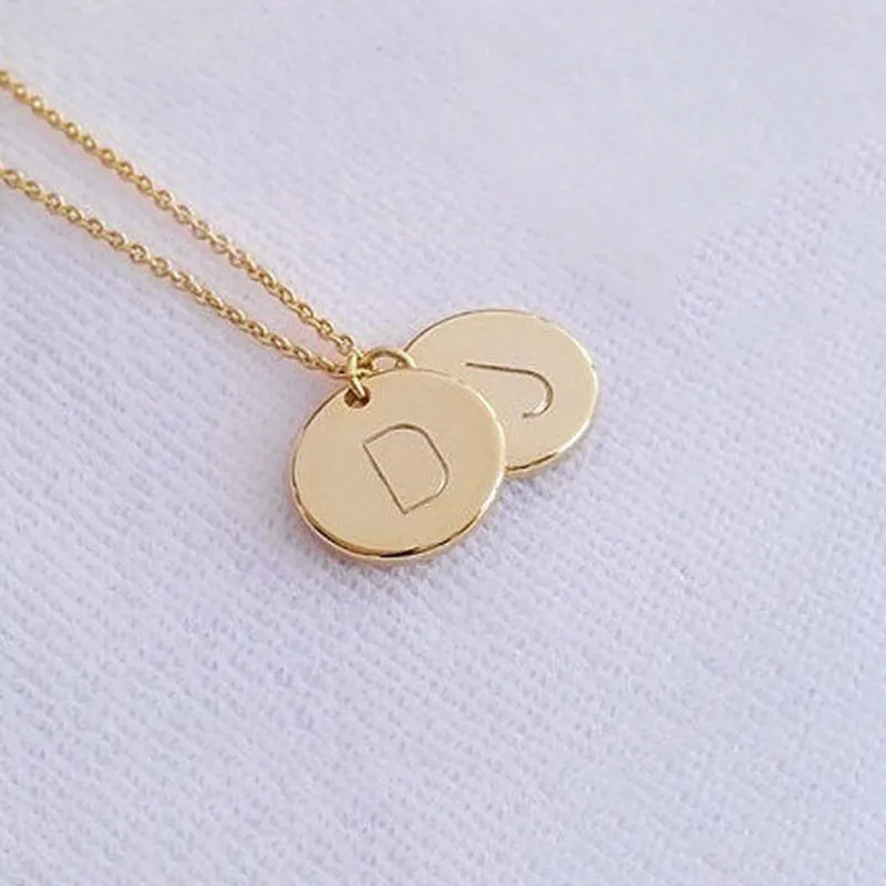 Bridesmaid Gift Personalized Bridesmaid Necklaces Initial Necklaces Monogram Jewelry