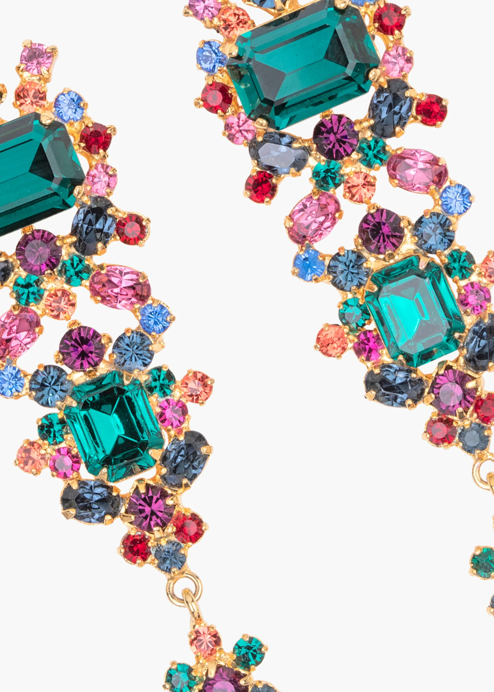 Candence Earrings -- Emerald