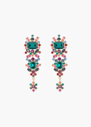 Candence Earrings -- Emerald
