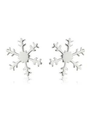 Carlton London 925 Sterling Silver Rhodium Plated Floral Stud Earring For Women