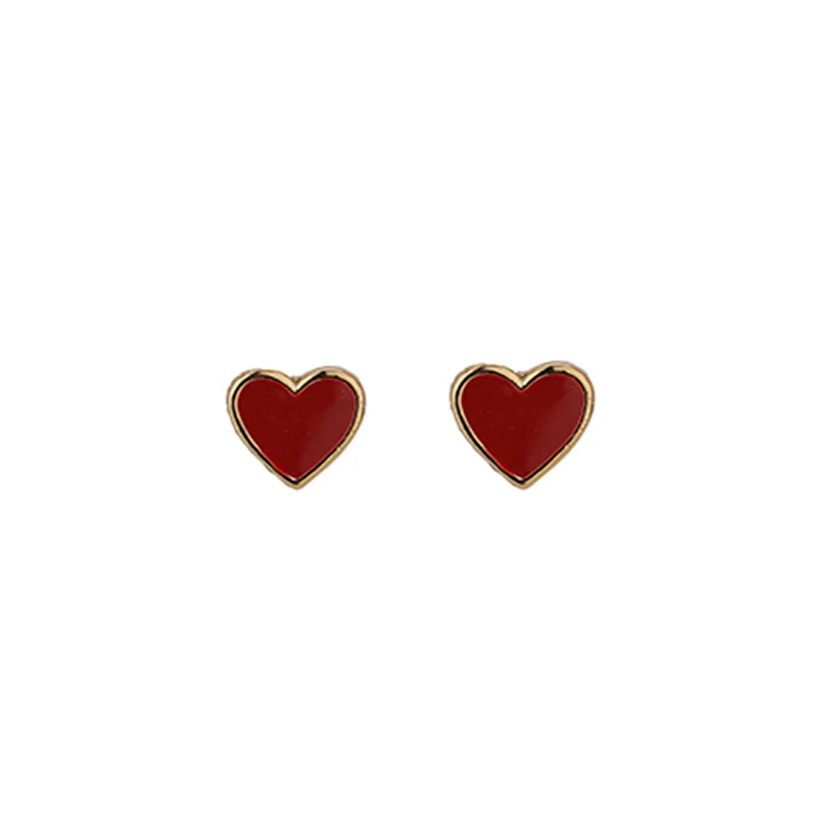 Carlton London Girls Gold-Plated Red Jewellery Set Kjs042