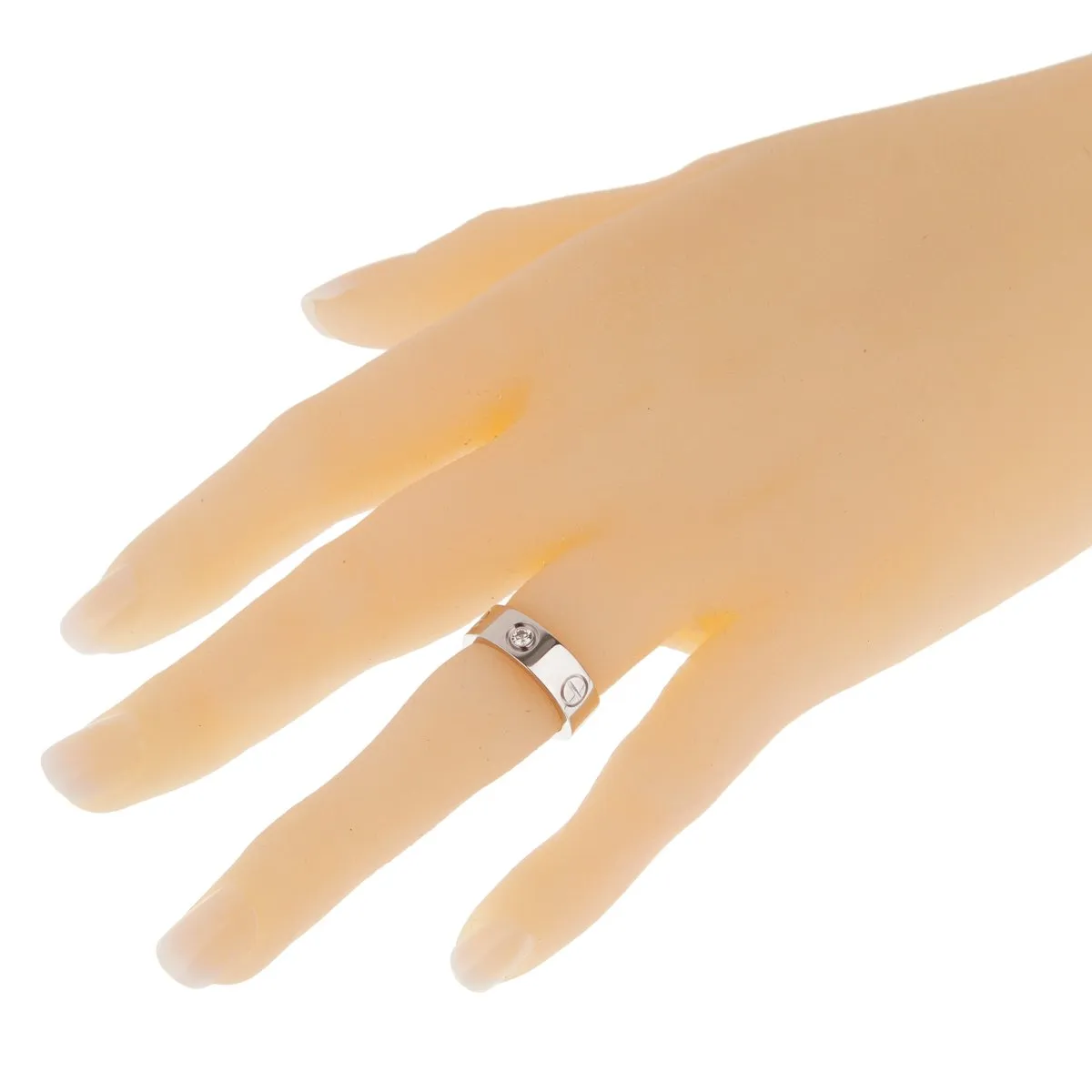 Cartier Love Diamond White Gold Ring