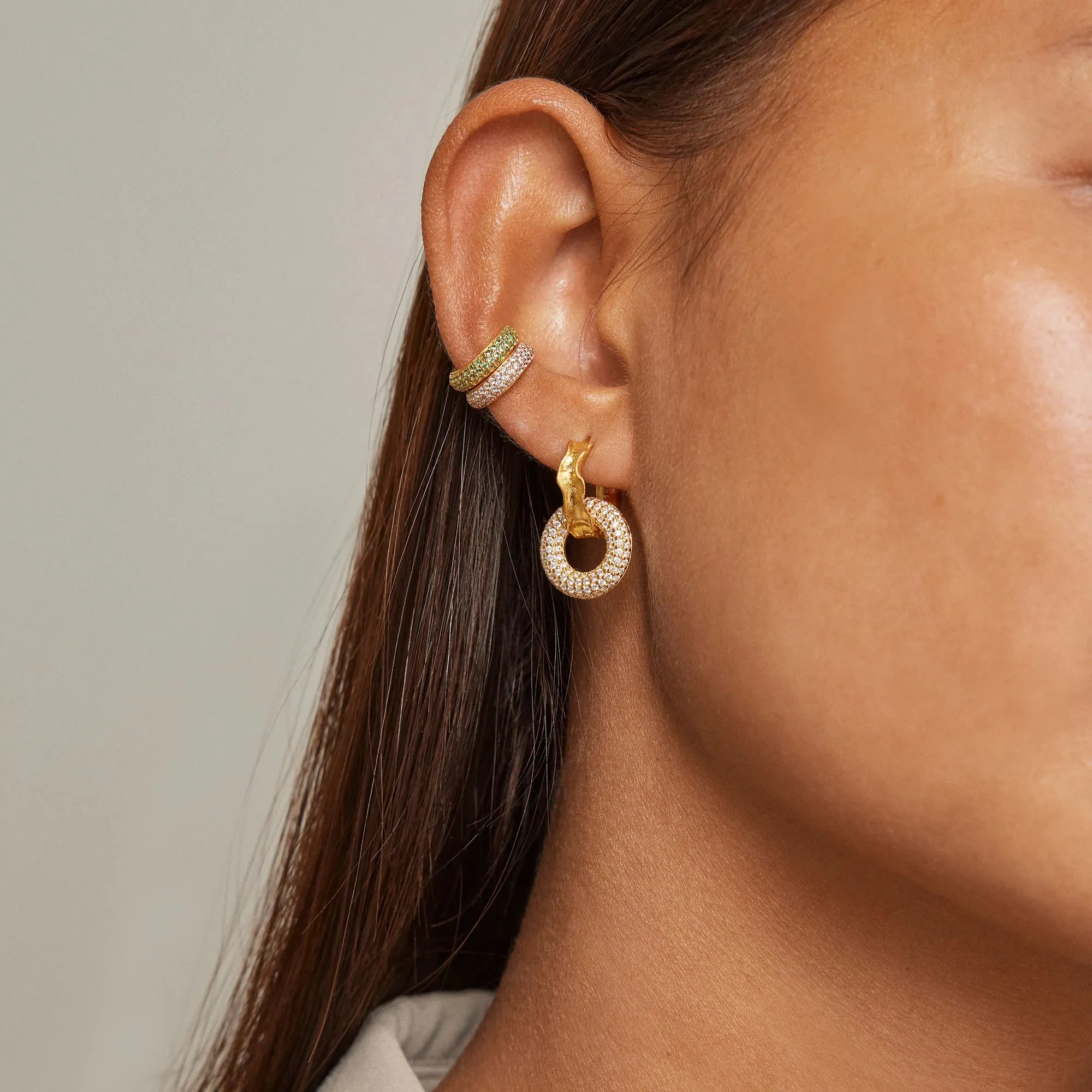 Celin Hoops - Clear