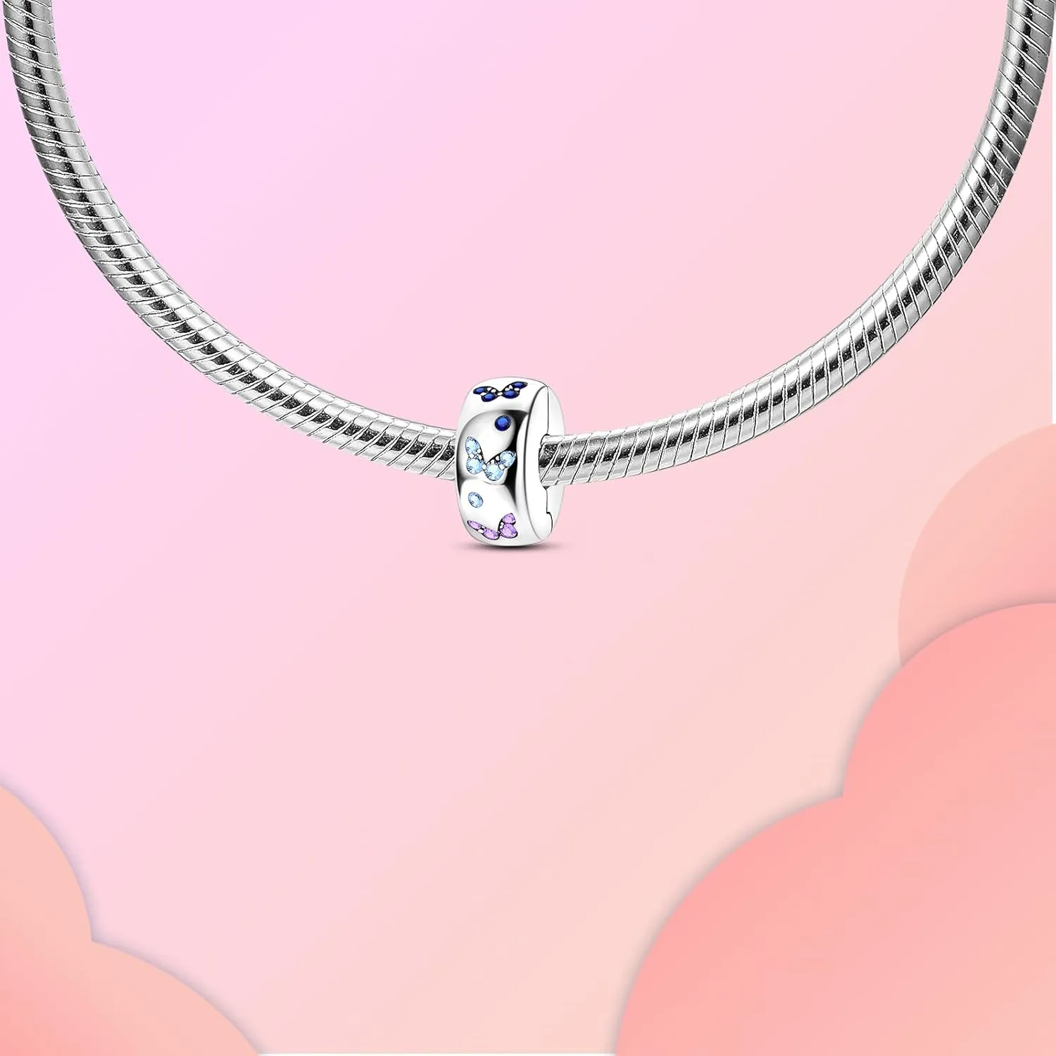 Charms for Bracelets & Necklace 925 Sterling Silver Charms Elephant Happy Birthday Charm Fit for Valentine's Day Mother's Day Jewelry Gift for Women