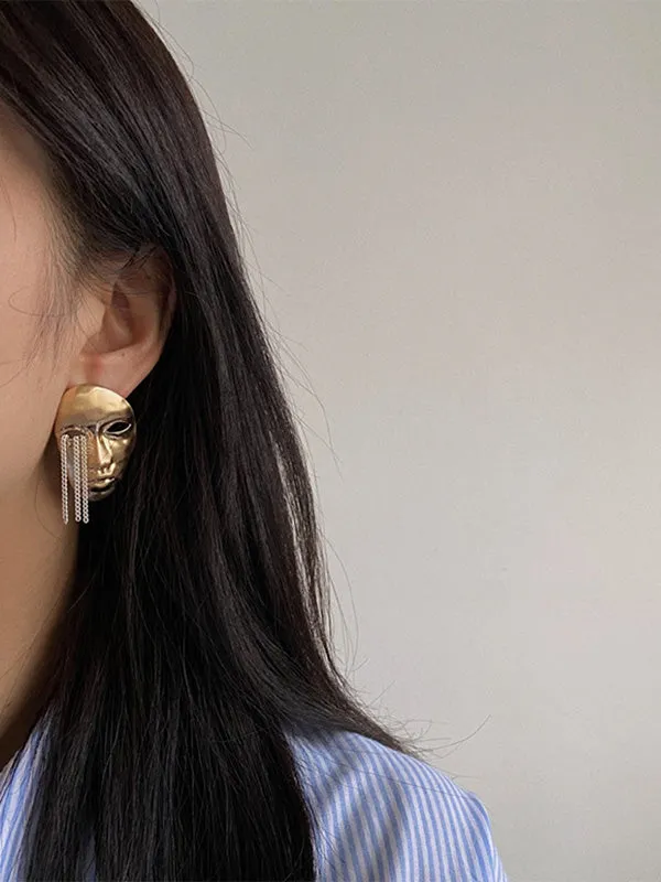 Chicmy-Original Stylish Mask Tassels Earrings