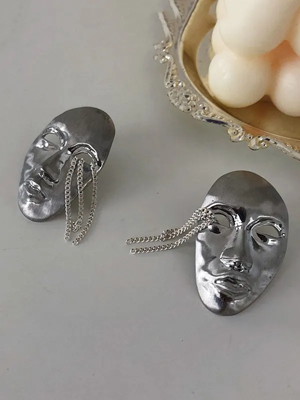 Chicmy-Original Stylish Mask Tassels Earrings