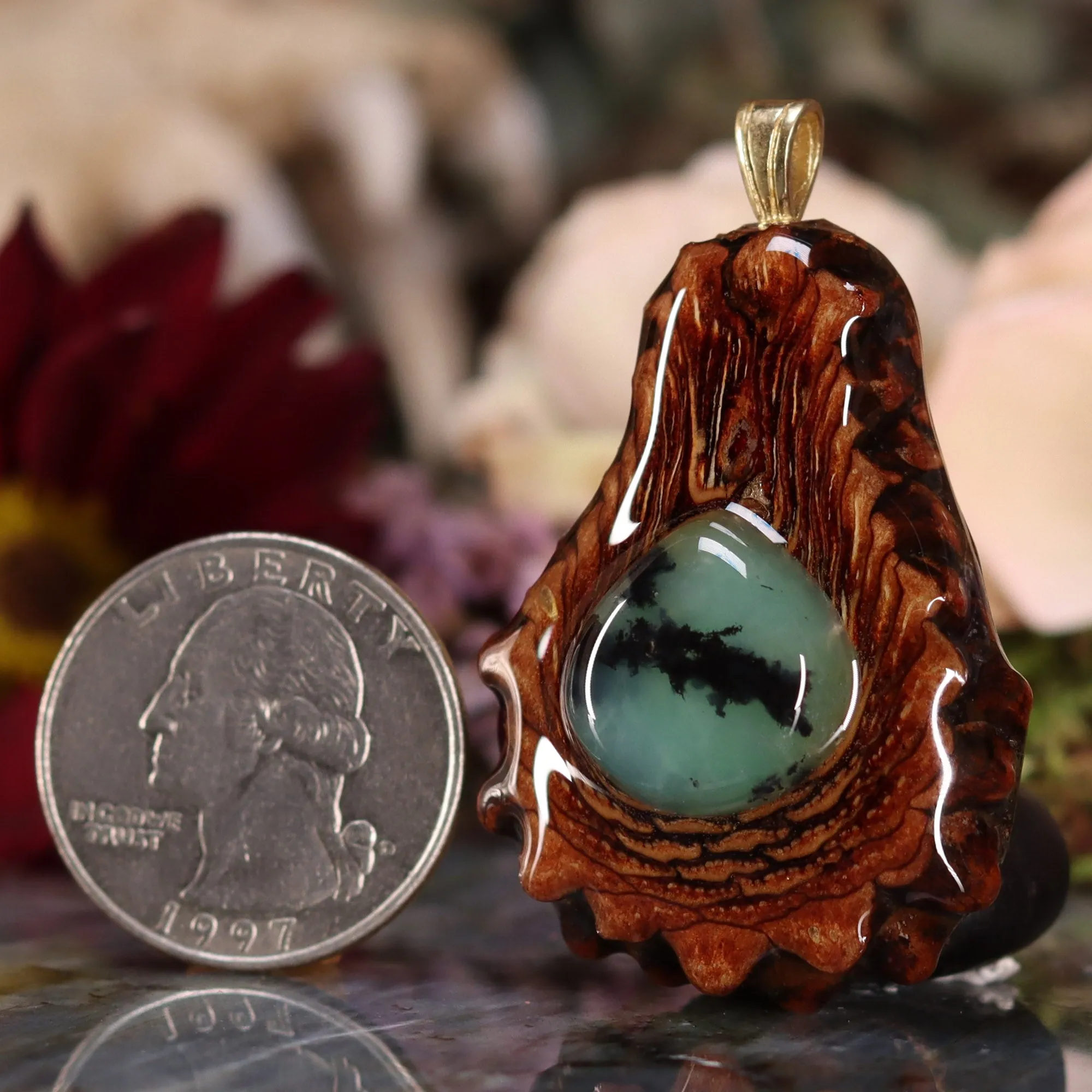 Chrysoprase Teardrop