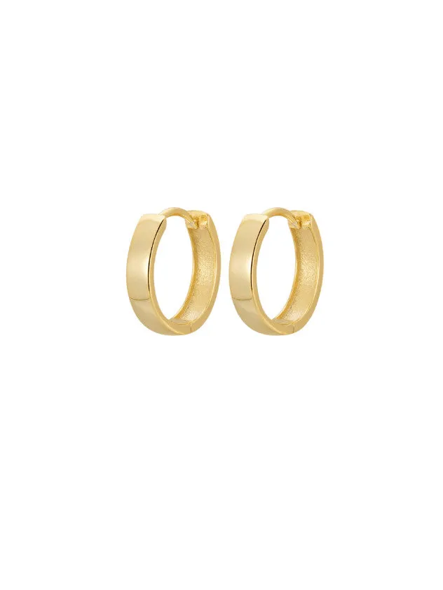Classic Huggie Hoop Earrings