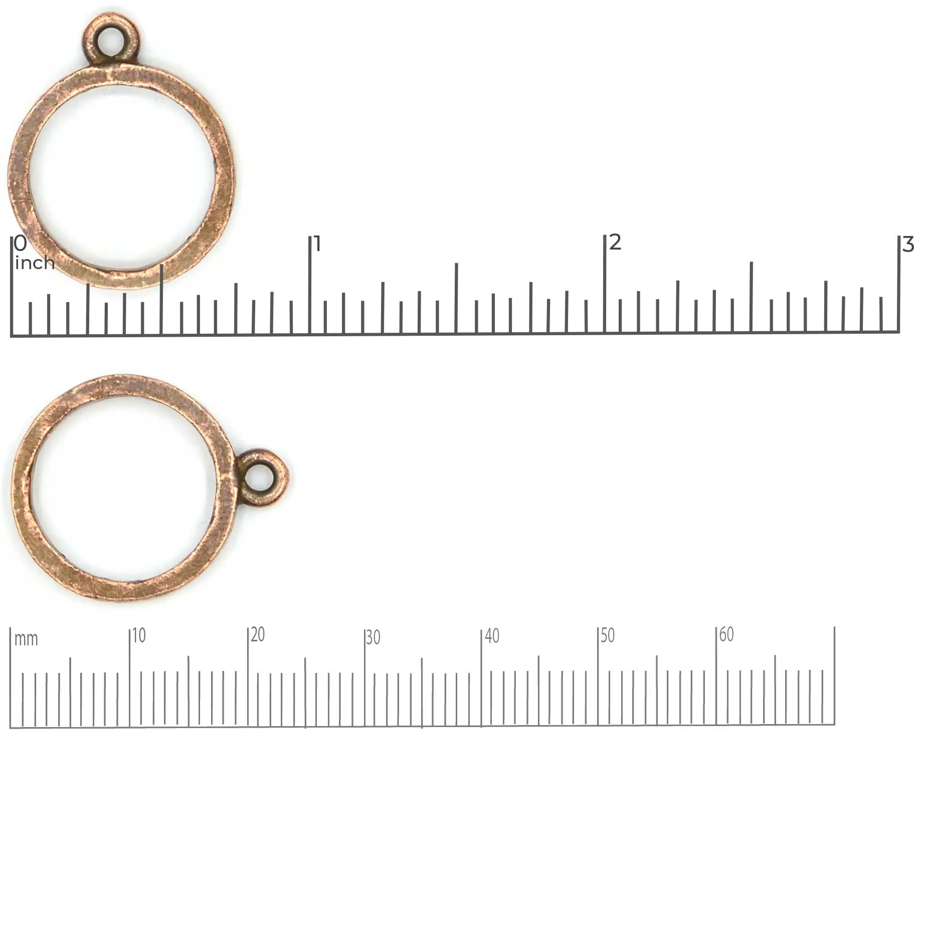 Contemporary Ring- Antique Copper