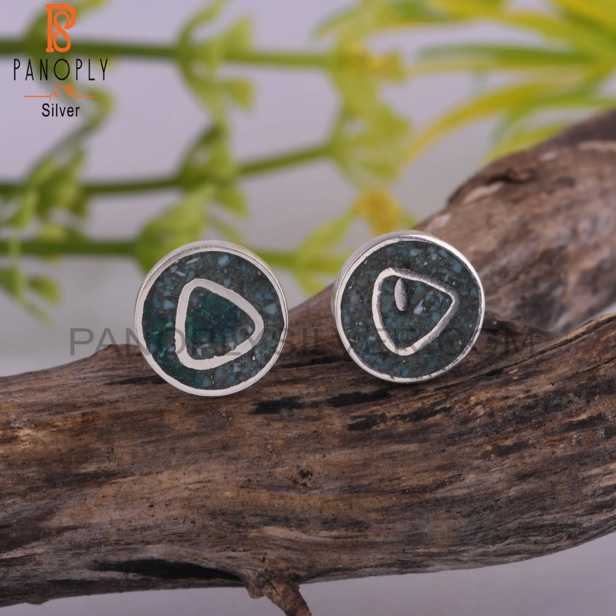 Cute Arizona Turquoise Stylish 925 Sterling Silver Earrings