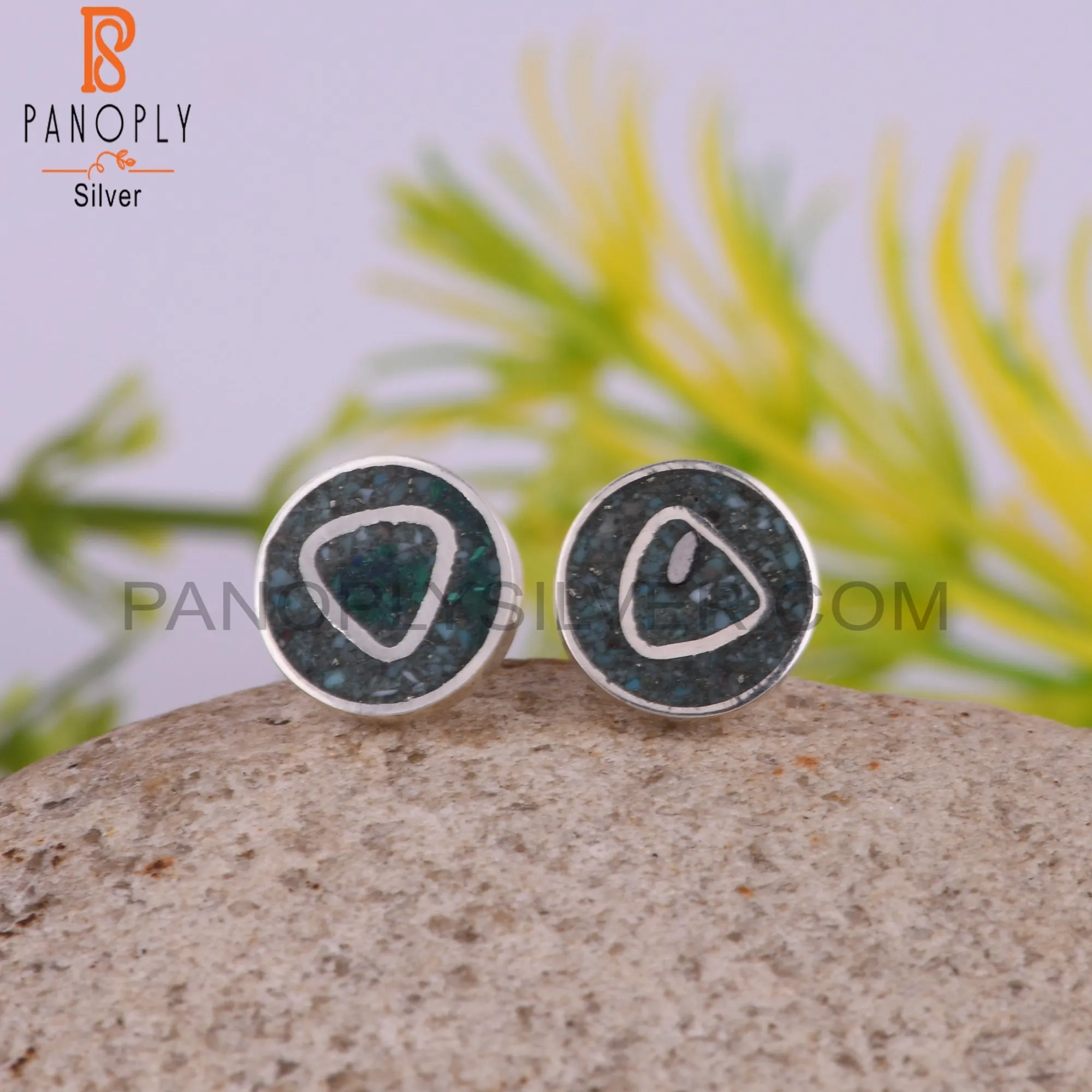 Cute Arizona Turquoise Stylish 925 Sterling Silver Earrings