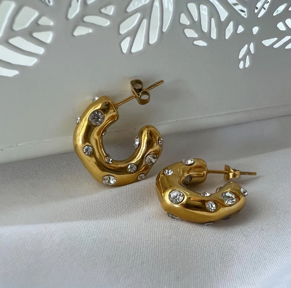 Dazzle Hoops I Chunky Cz