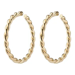 Double Twisted Lilly Hoops