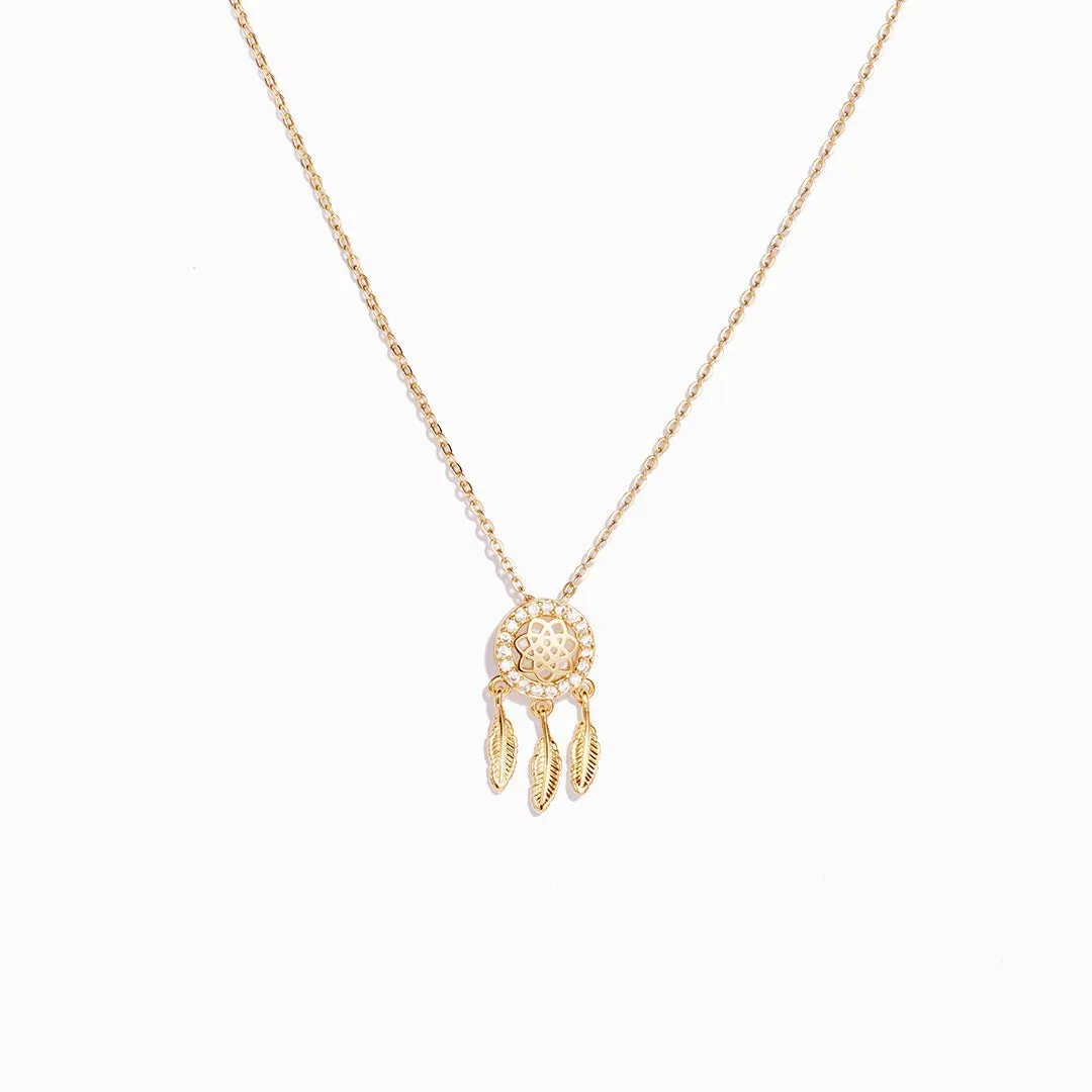 Dream Higher Dream Catcher Necklace