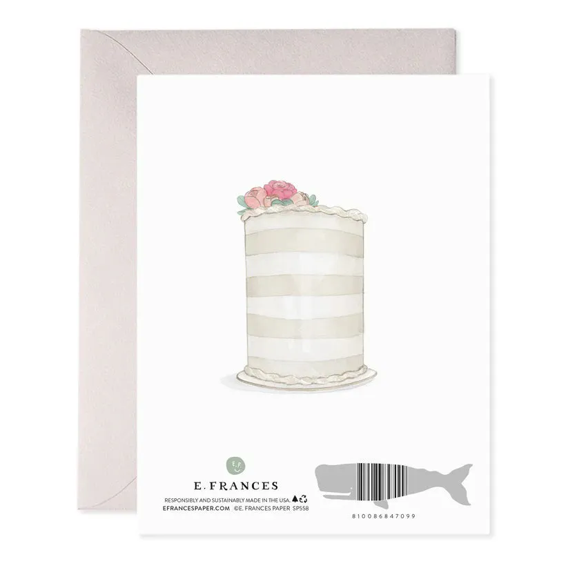 E. FRANCES PAPER - WEDDING RINGS GREETING CARD