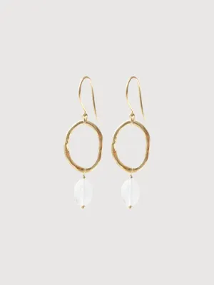 Earrings Graceful Moonstone | A Beautiful Story