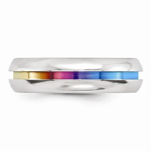 Edward Mirell Titanium Anodized Ring - 6mm