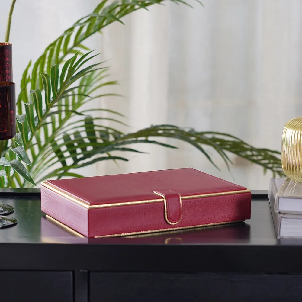 Elan Red Jewelry Box