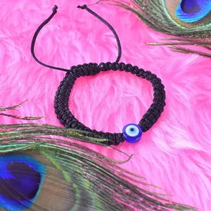 Evil Eye Black Thread Adjustable Bracelets