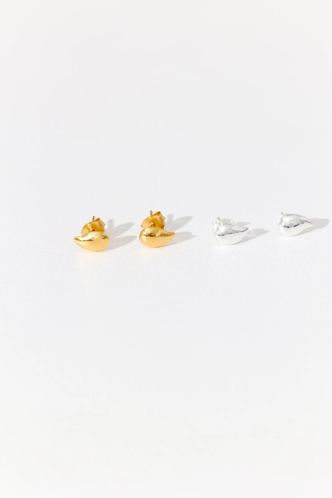 Extra Small Tear Drop stud earrings