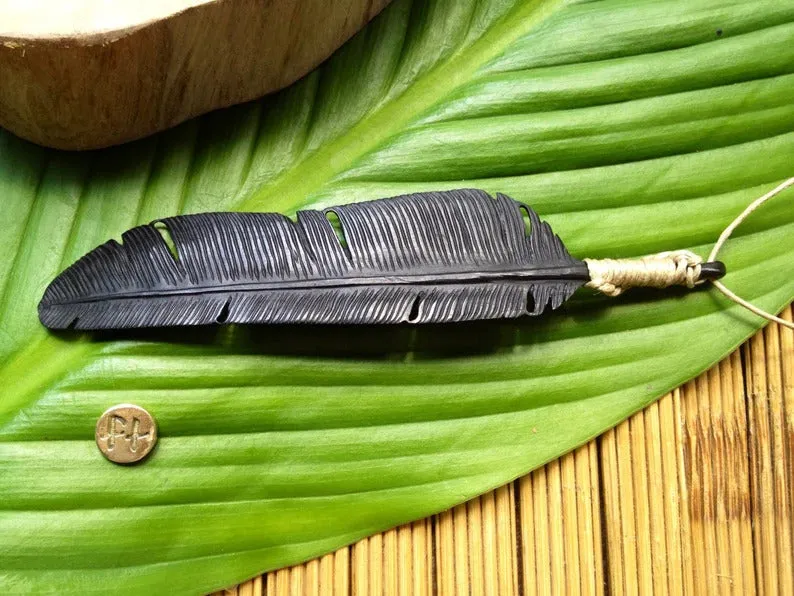 Feather Tribe Flight Feathers Pendant - Medium