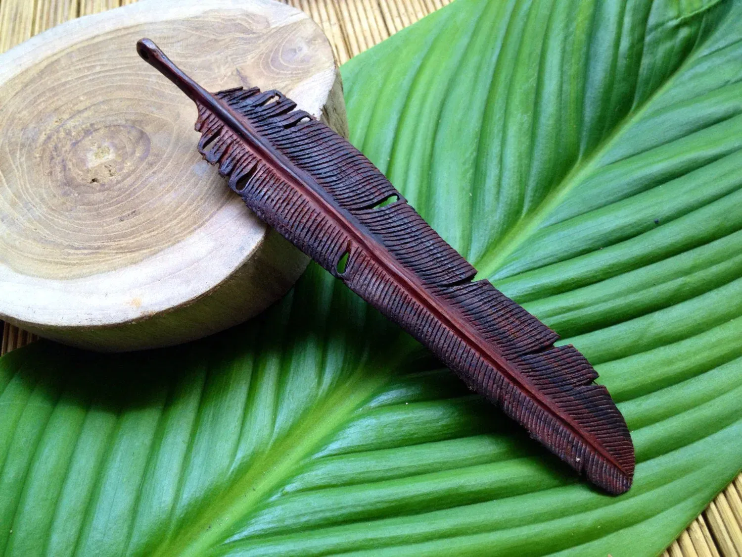 Feather Tribe Flight Feathers Pendant - Medium