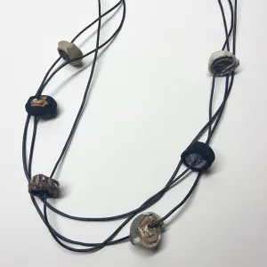 FICKLESTICKS Birds on a Wire Necklace - NEUTRALS