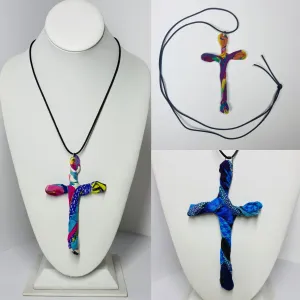 FICKLESTICKS Large Twisted Cross - MULTI