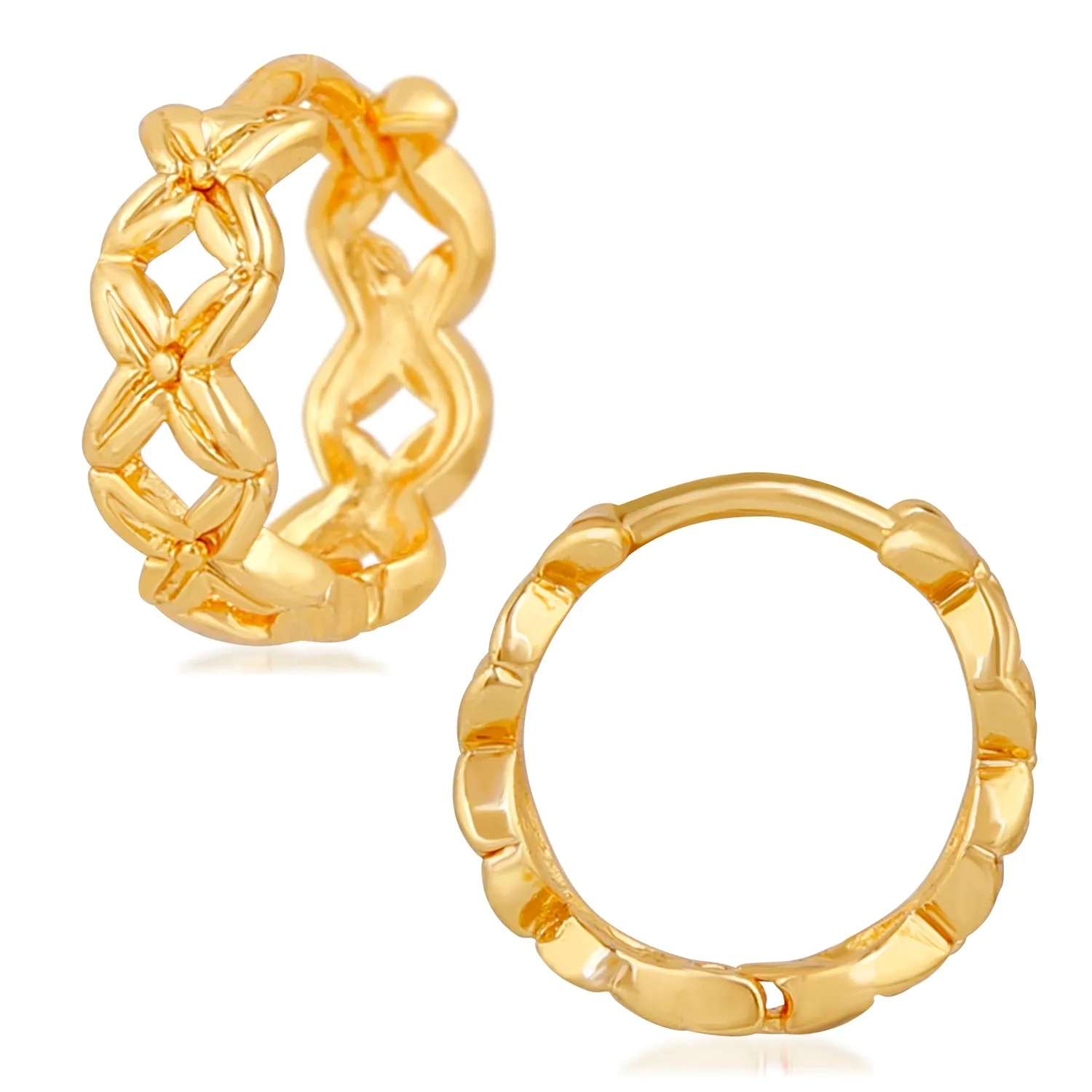 Floral Designer Bali Earrings