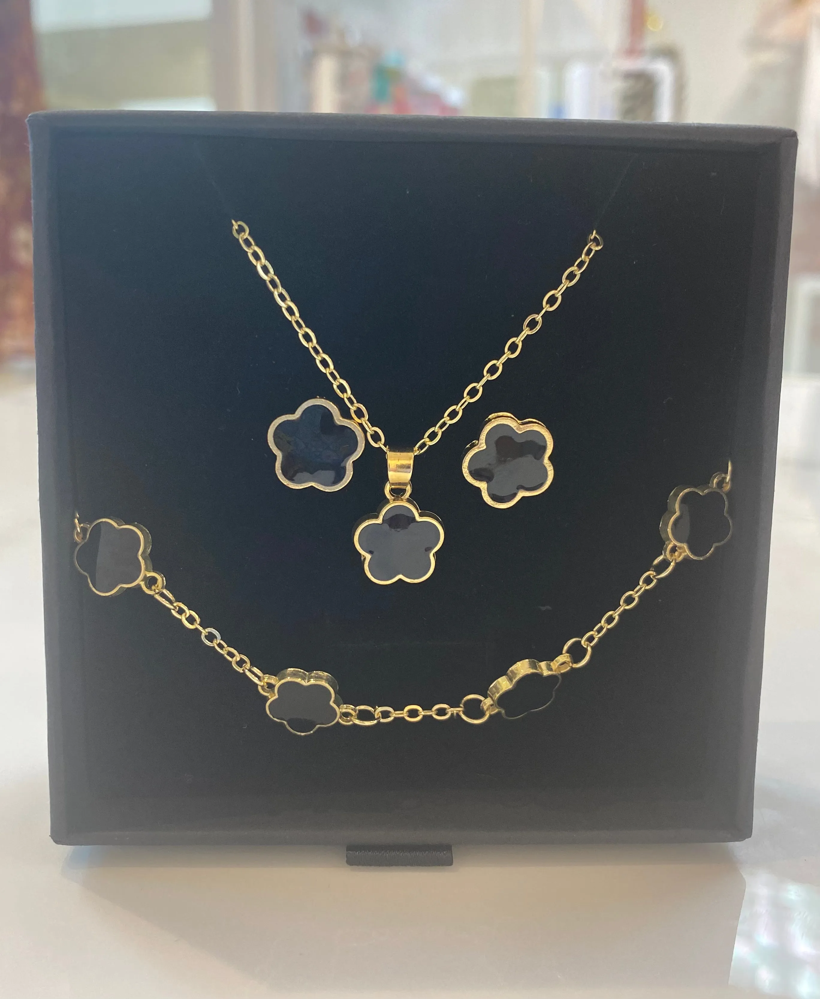 Flower Jewelry Set